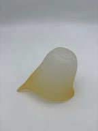 Vetro calla bianco sfumato oro