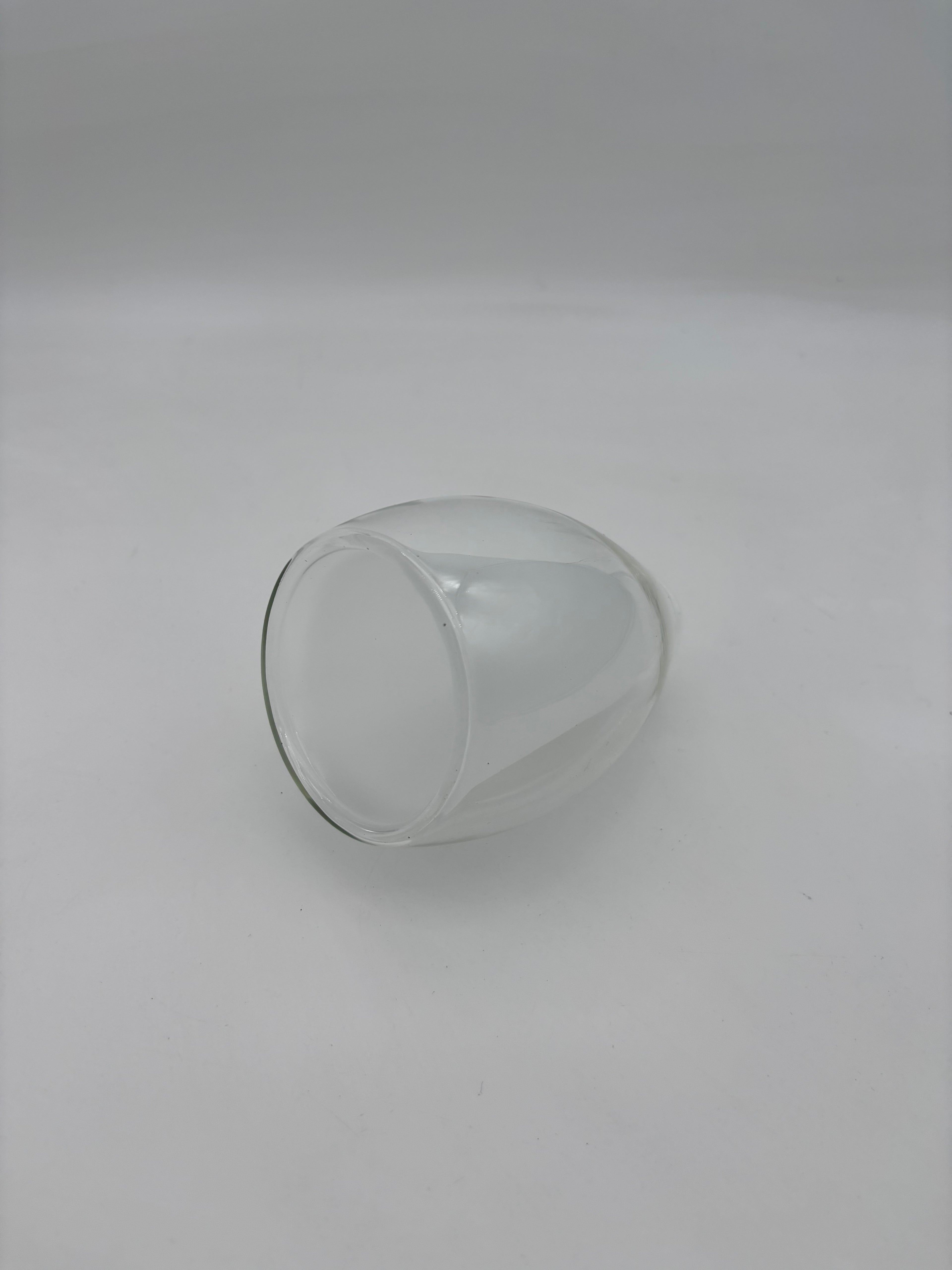 Vetro doppio lungo satinato e trasparente