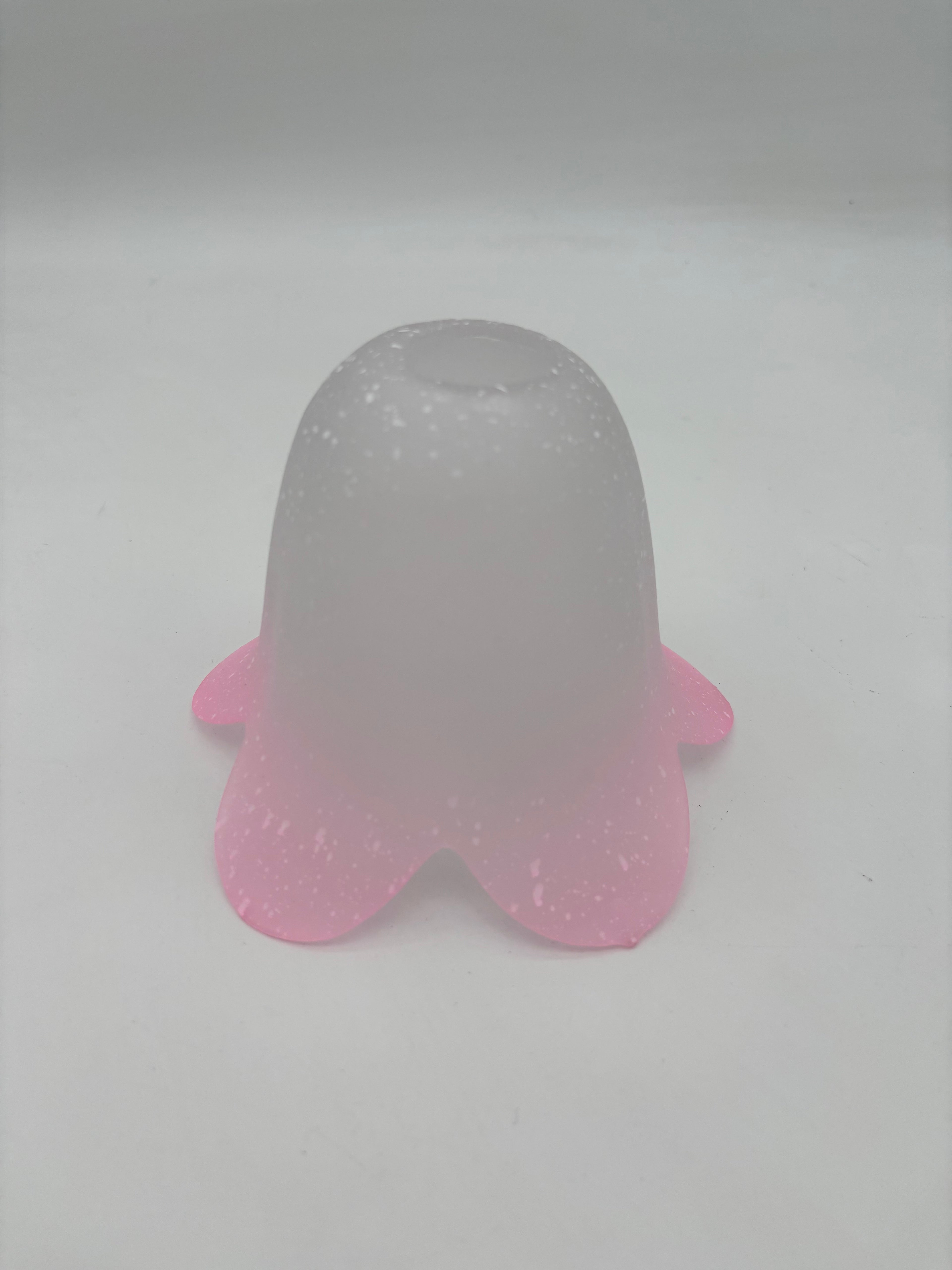 Vetro margherita sfumato rosa