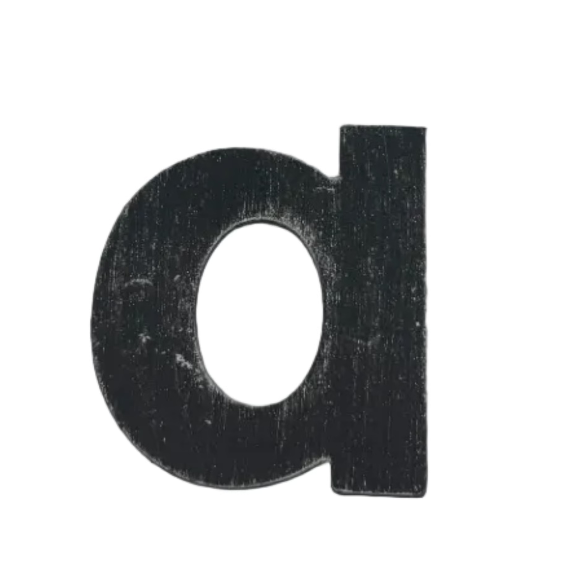 2209-A Lettera per civico in ferro battuto liscio