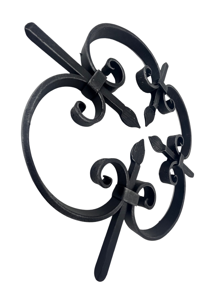 4257 Rosone elemento ornamentale in ferro