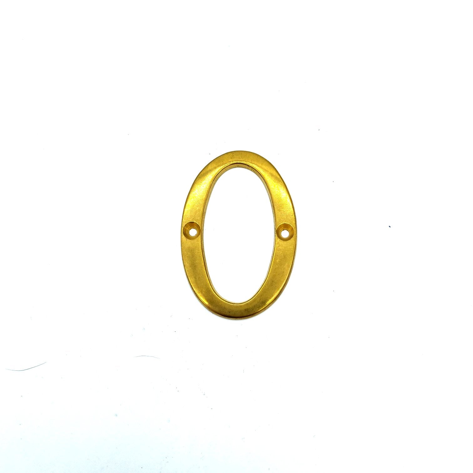 2210-0 Numero civico in ottone lucido - Numeri civici