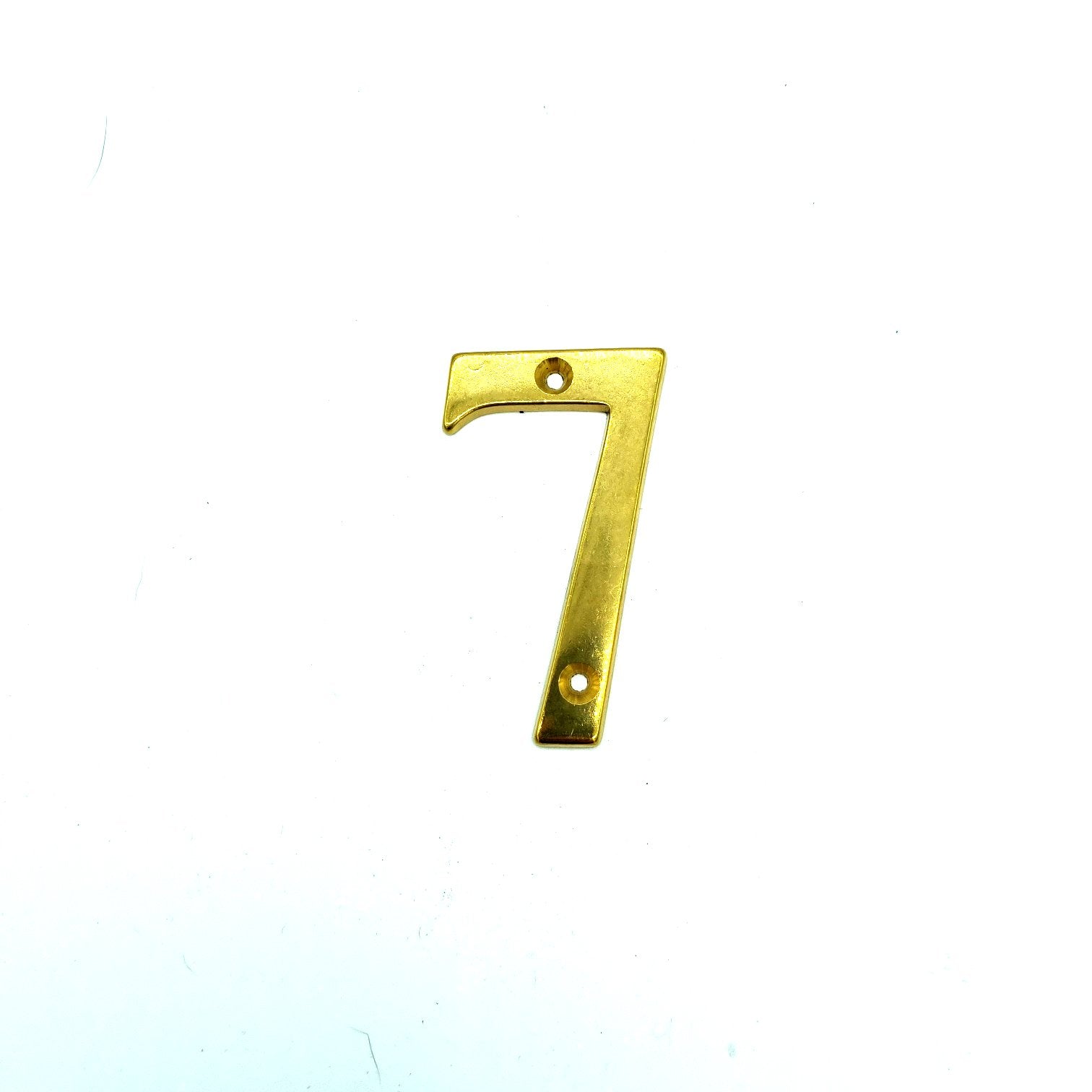 2210-7 Numero civico in ottone lucido - Numeri civici