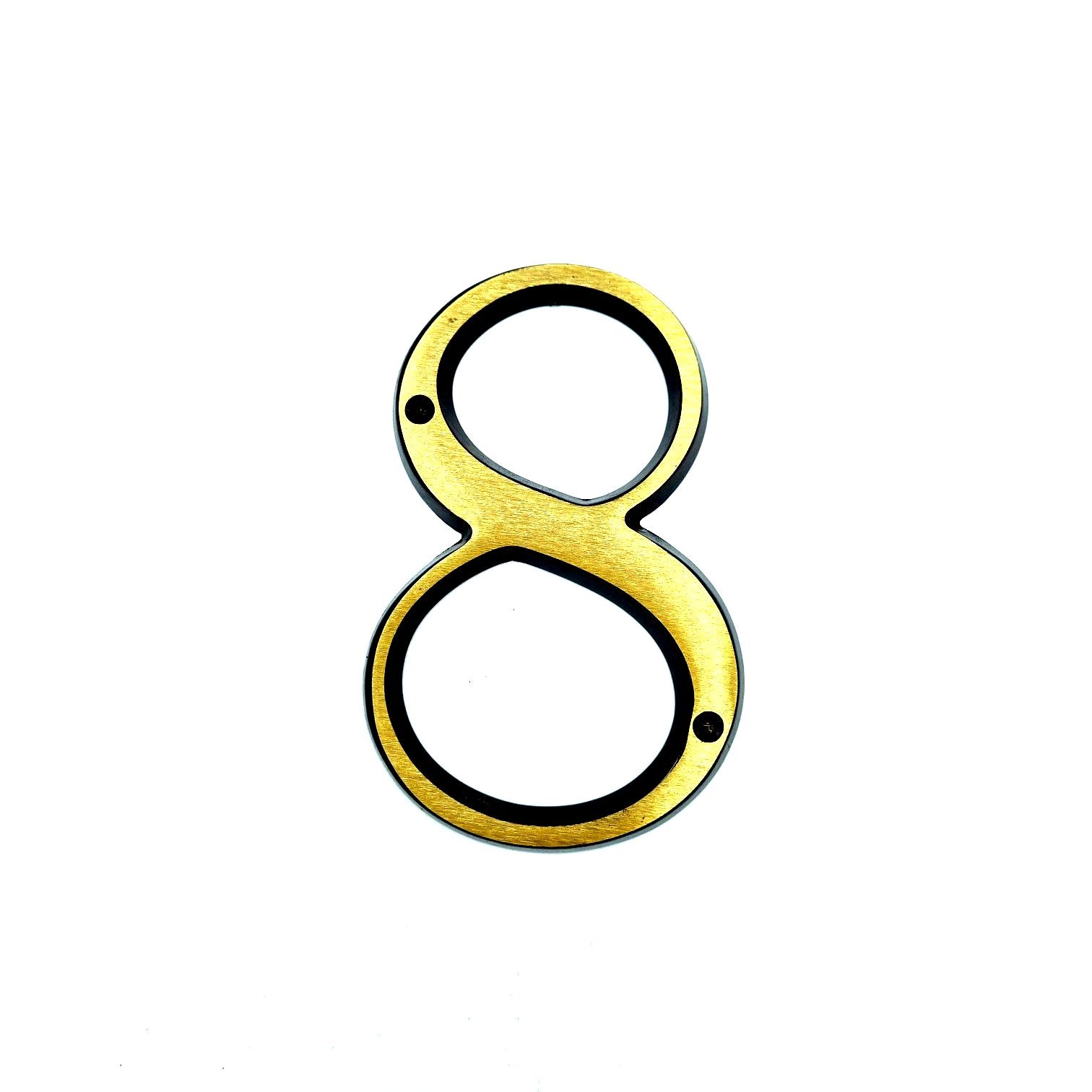 2210-8GR Numero civico in fusione di ottone - Numeri civici