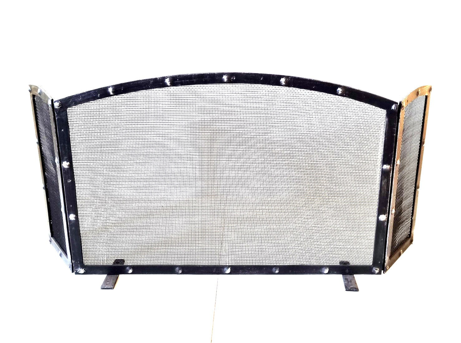 6344 Parascintille per camino in ferro battuto - Schermo camino