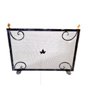 6345 Parascintille per camino in ferro battuto - Schermo camino