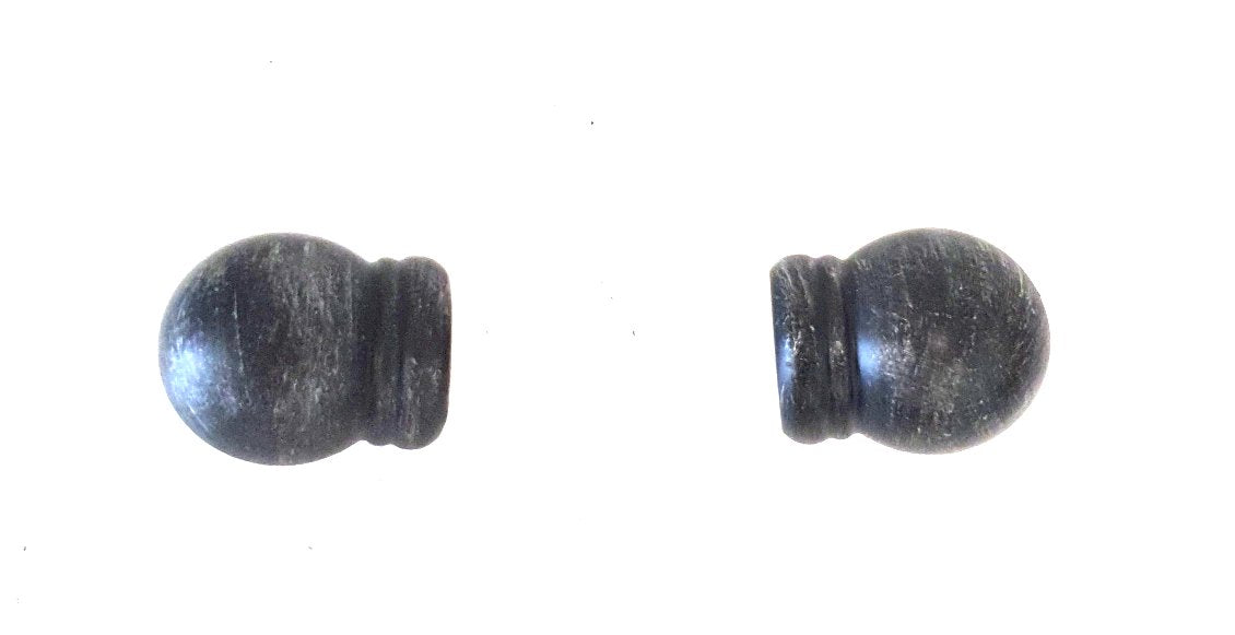 6739 Terminale per bastone tende - Terminale in ferro battuto