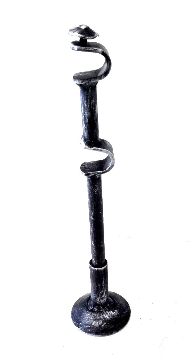 6765 Supporto per bastone tende in ferro battuto