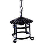 8513 Lanterna a soffitto in ferro battuto - Lanterna a catena