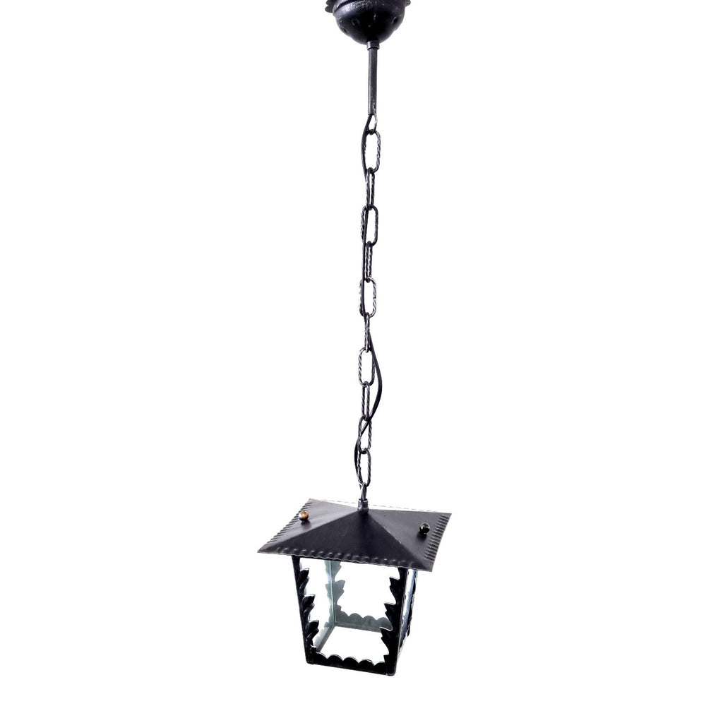 8517 Lanterna a soffitto in ferro battuto - Lanterna a catena