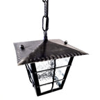 8545 Lanterna a soffitto in ferro battuto - Lanterna a catena