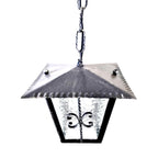 8585 Lanterna a soffitto in ferro battuto - Lanterna a catena