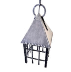 8609 Lanterna a soffitto in ferro battuto - Lanterna a catena