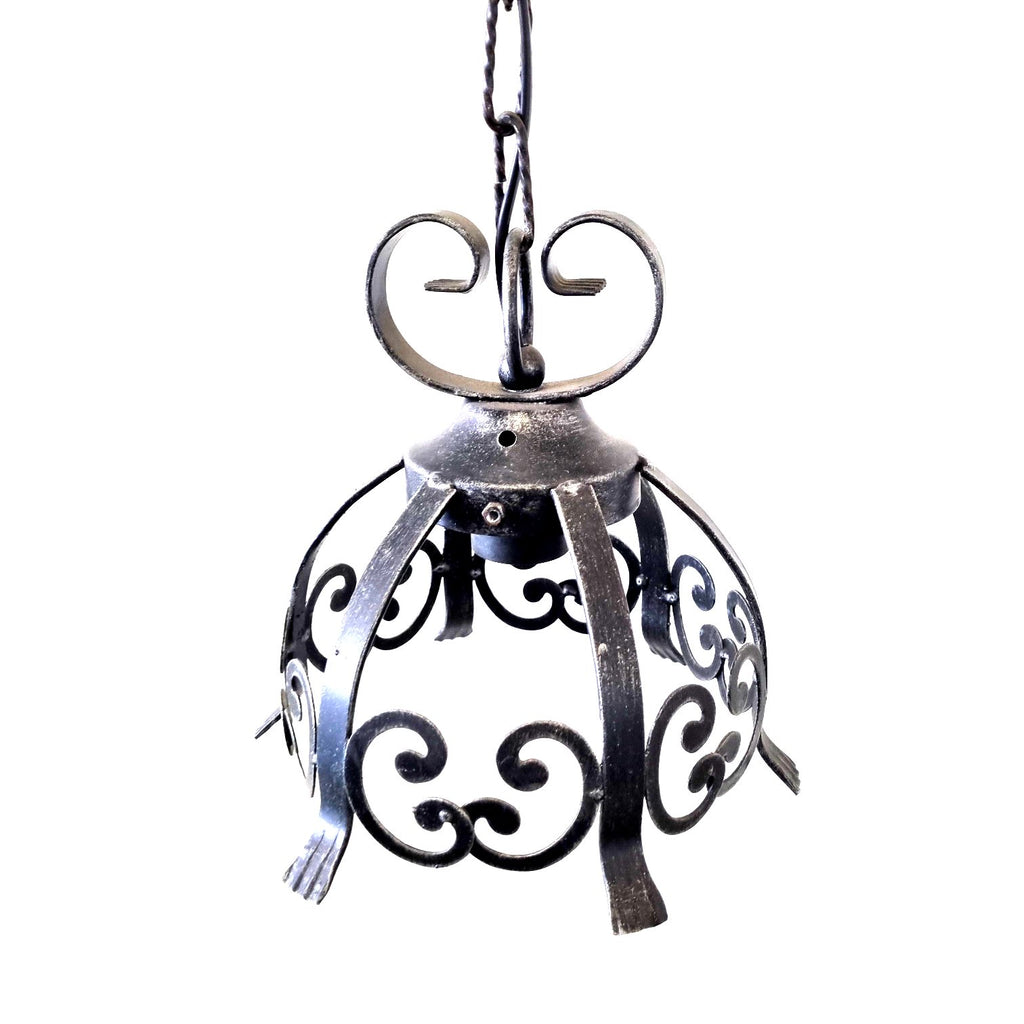 8614 Lanterna a soffitto in ferro battuto - Lanterna a catena