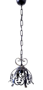8614 Lanterna a soffitto in ferro battuto - Lanterna a catena