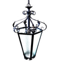 8625 Lanterna a soffitto in ferro battuto - Lanterna a catena