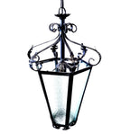 8625 Lanterna a soffitto in ferro battuto - Lanterna a catena