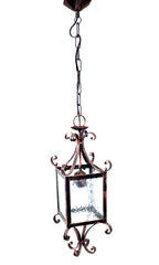 8626 Lanterna a soffitto in ferro battuto - Lanterna a catena