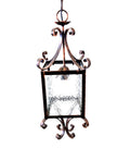 8627 Lanterna a soffitto in ferro battuto - Lanterna a catena