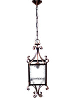 8627 Lanterna a soffitto in ferro battuto - Lanterna a catena
