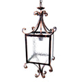 8628 Lanterna a soffitto in ferro battuto - Lanterna a catena