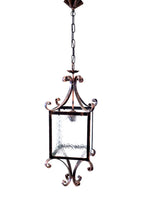 8628 Lanterna a soffitto in ferro battuto - Lanterna a catena