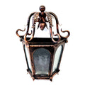 8643 Lanterna da parete in ferro battuto - Mezza lanterna