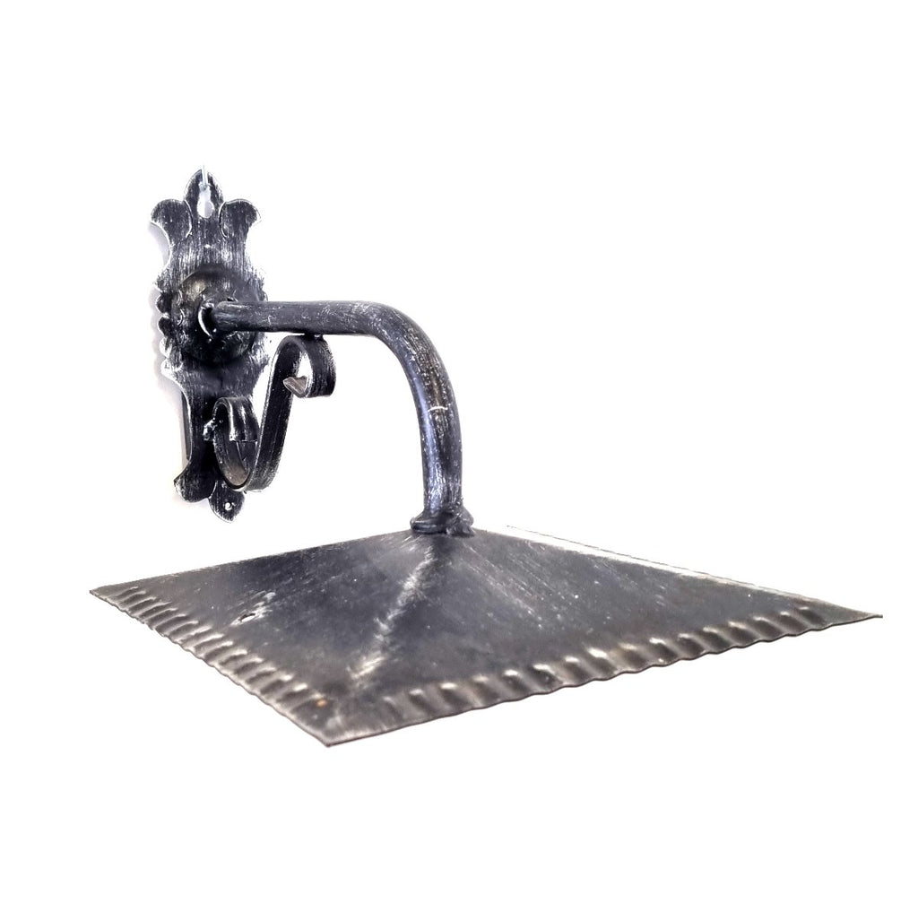 8506 Lanterna da parete in ferro battuto - Lanterna con braccio