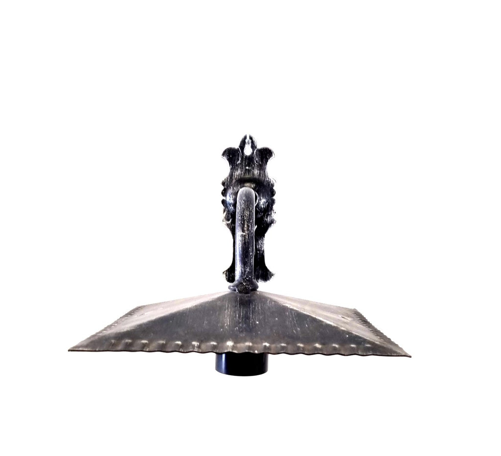 8506 Lanterna da parete in ferro battuto - Lanterna con braccio