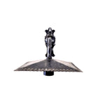 8506 Lanterna da parete in ferro battuto - Lanterna con braccio