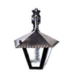 8509 Lanterna da parete in ferro battuto - Lanterna con braccio