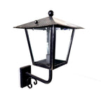 8530 Lanterna da parete in ferro battuto - Lanterna con braccio