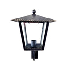 8530 Lanterna da parete in ferro battuto - Lanterna con braccio