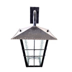 8559 Lanterna da parete in ferro battuto - Lanterna con braccio