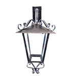 8579 Lanterna da parete in ferro battuto - Lanterna con braccio