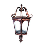 8648 Lanterna da parete in ferro battuto - Lanterna con braccio