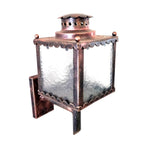 8651 Lanterna da parete in ferro battuto - Lanterna con braccio