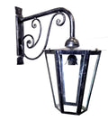 8654 Lanterna da parete in ferro battuto - Lanterna con braccio