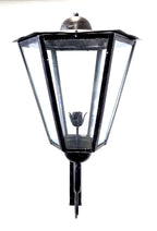 8657 Lanterna da parete in ferro battuto - Lanterna con braccio