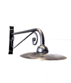 8682 Lanterna da parete in ferro battuto - Lanterna con braccio