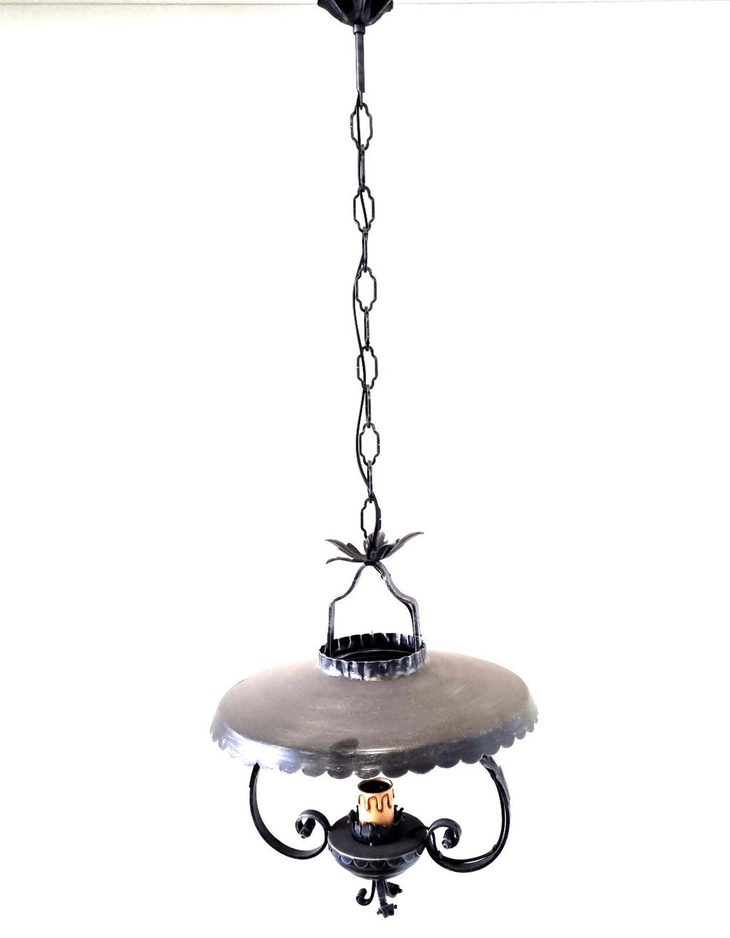 8072 Lanterna a soffitto in ferro battuto - Lanterna a catena