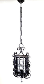 8069 Lanterna a soffitto in ferro battuto - Lanterna a catena