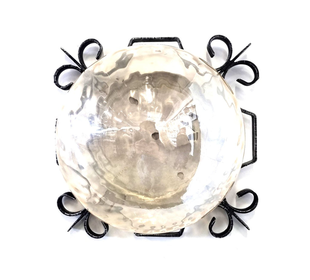 8405/SM Plafoniera in ferro battuto