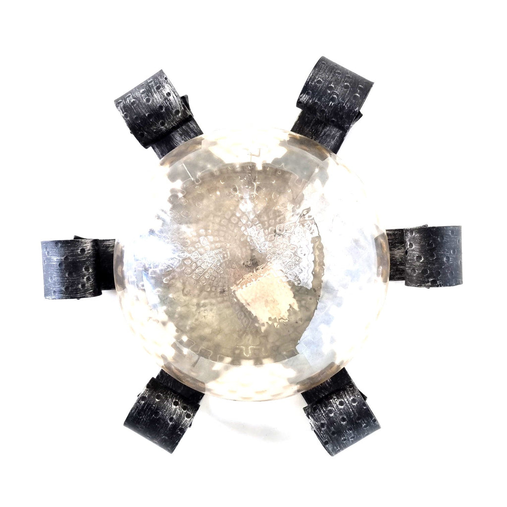 8407 Plafoniera in ferro battuto