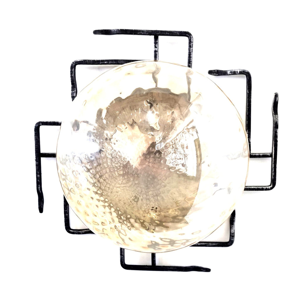 8408 Plafoniera in ferro battuto