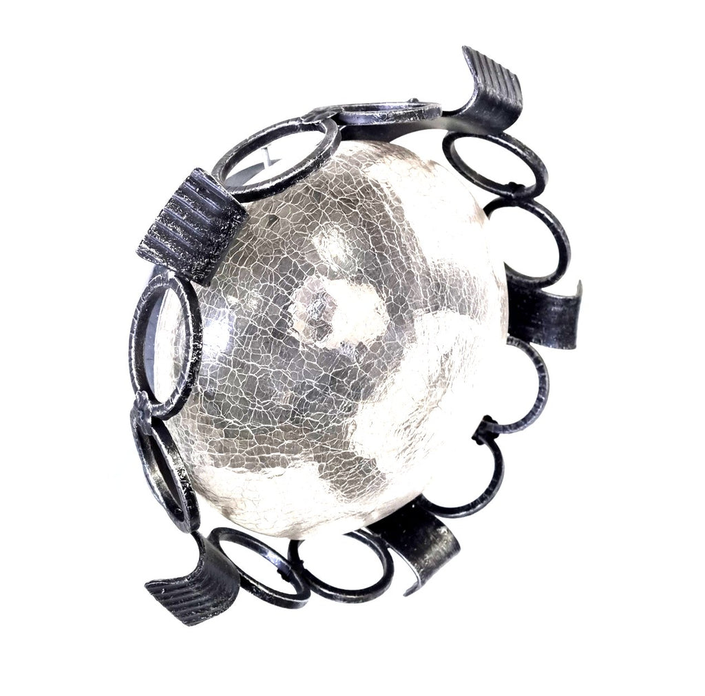 8413 Plafoniera in ferro battuto