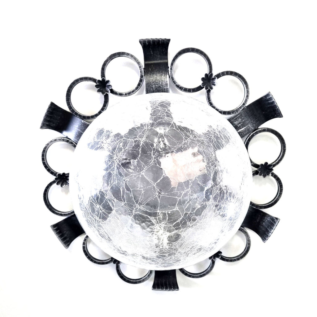 8414 Plafoniera in ferro battuto