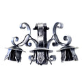 8010.A3 Applique in ferro battuto a 3 luci