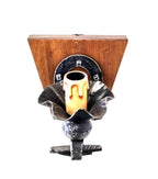 8034 Applique in ferro battuto a 1 luce