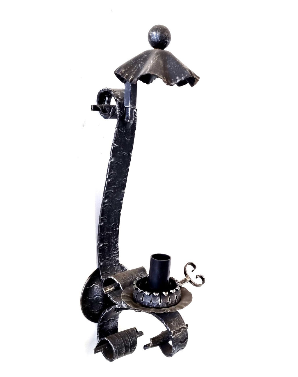 8049 Applique in ferro battuto a 1 luce